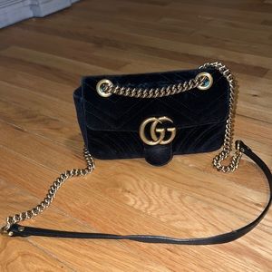 Gucci suede purse